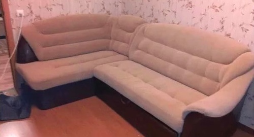 Перетяжка углового дивана. Тимашевск